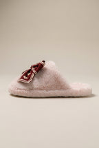 Reine | Women’s Plush Bow Warm Indoor House Slippers
