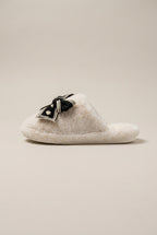 Reine | Women’s Plush Bow Warm Indoor House Slippers