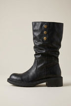 Constance | Women's Mid-Calf Western Boots Chunky Block Heel Boots