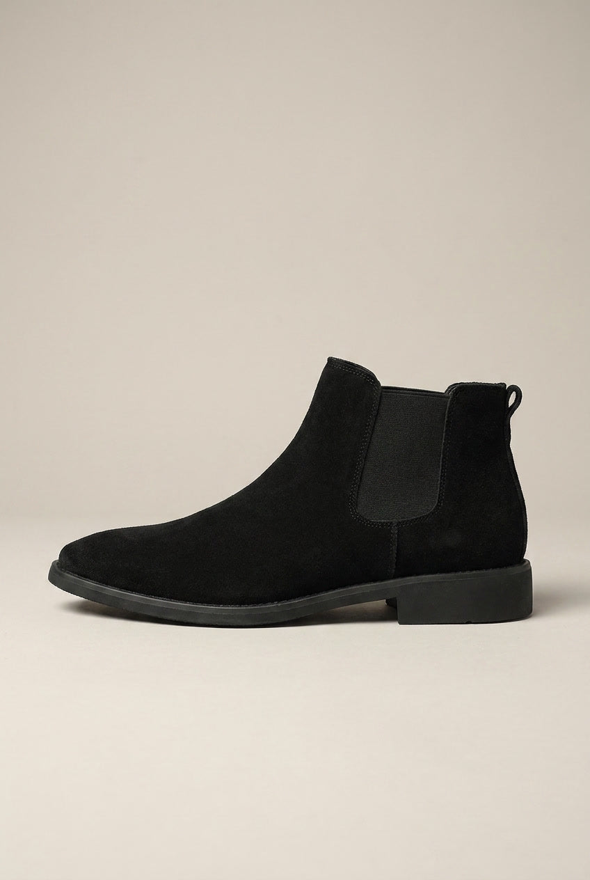 Bastion | Men's Leather Mid-Calf Pointed-Toe Boots