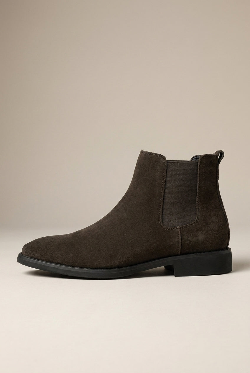 Bastion | Men's Leather Mid-Calf Pointed-Toe Boots