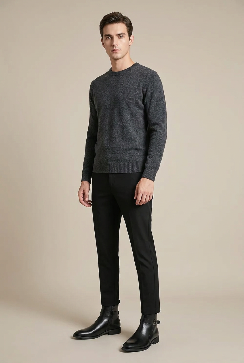 Repère | Men's High-Top Business Casual PU Leather Boots