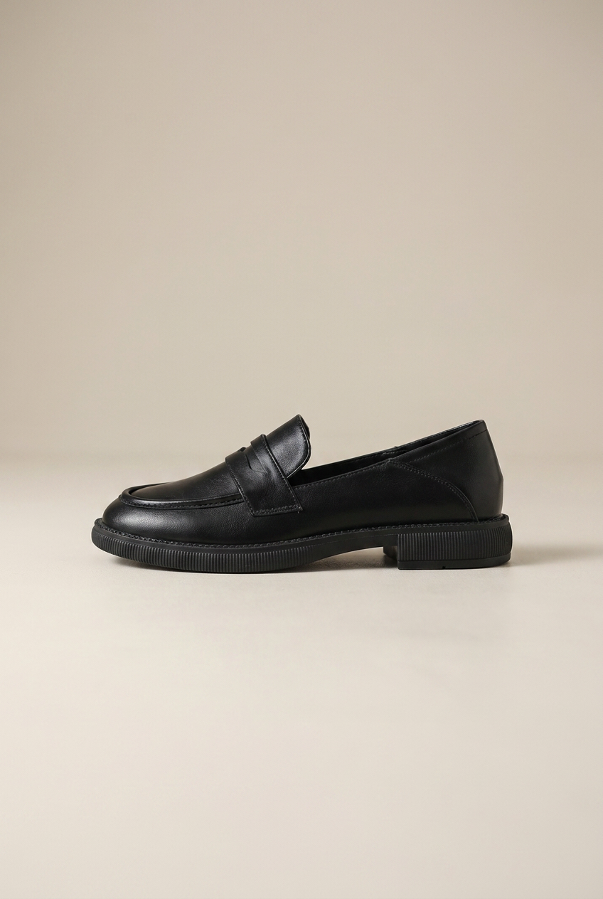 Aveline | Women's Slip-On Loafers Low Heel Round-Toe Flat Shoes