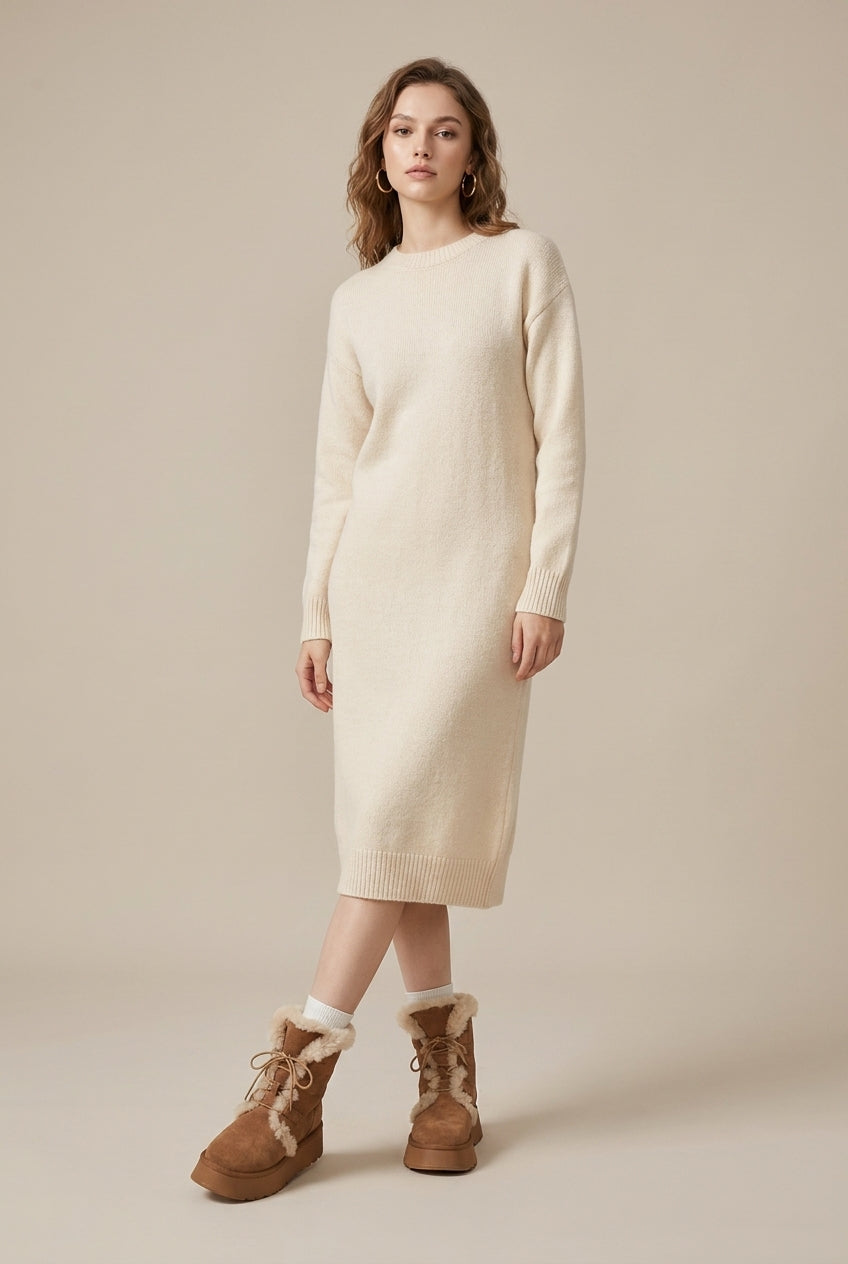 Constance | Women's Snow Boots Warm Suede Lugged Sole Winter Boots