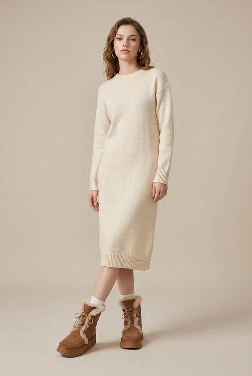 Constance | Women's Snow Boots Warm Suede Lugged Sole Winter Boots