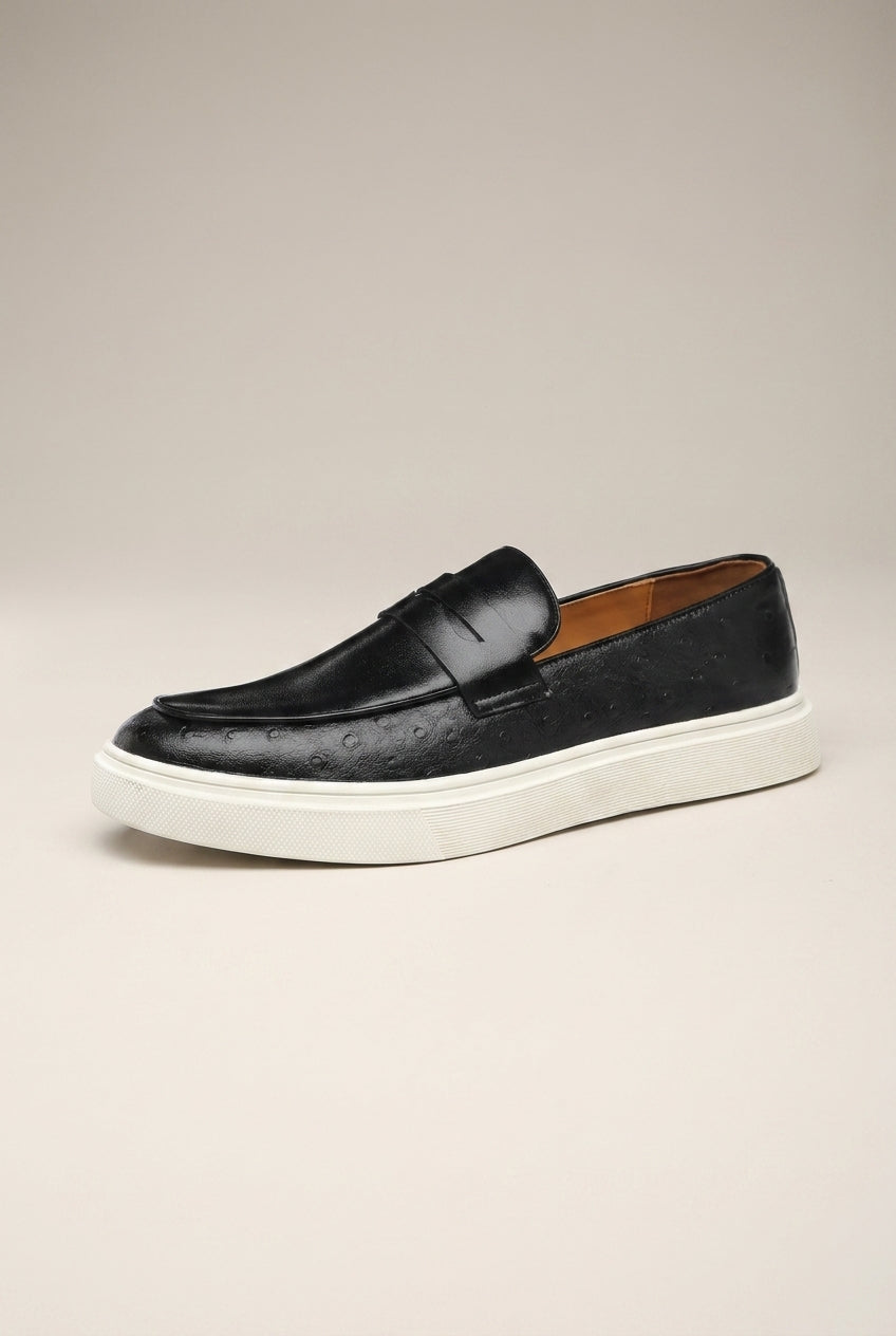 Bastion | Men's Slip-On Loafers Breathable Flat Sole Casual Shoes