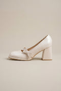 Reine | Women's Chunky Heel Mary Jane Pumps Round-Toe Block Heel Shoes