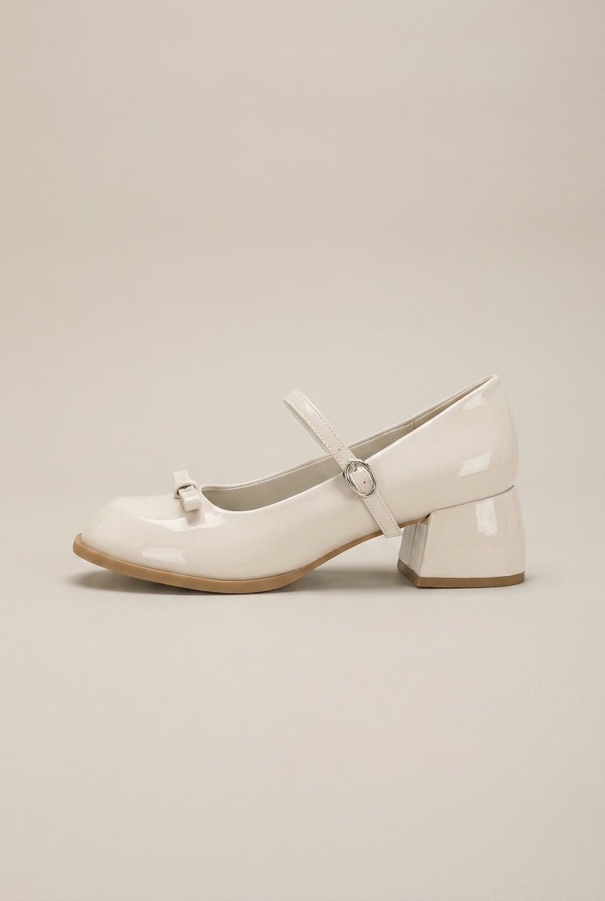 Margaux | Women's Mary Jane Pumps Chunky Low-Heel Round-Toe Strap Shoes