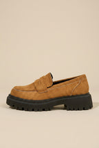 Séraphine | Women's Patent Platform Slip-On Round-Toe Casual Shoes