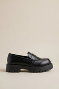 Constance | Women's Platform Loafers Chunky Low-Heel Slip-On Casual Shoes
