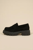 Séraphine | Women's Patent Platform Slip-On Round-Toe Casual Shoes