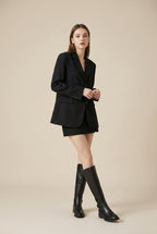 Margaux | Women's Round-Toe Block Heel Side-Zip Riding Boots