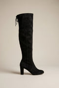 Reine | Women's Suede Round-Toe Block Heel Over-The-Knee Boots