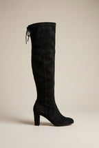 Reine | Women's Suede Round-Toe Block Heel Over-The-Knee Boots