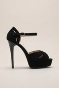 Ondine | Women's Platform Peep Toe Stiletto Heel Ankle Strap Sandals