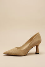 Aveline | Women's Suede Pointed-Toe Stiletto Heels Court Dress Pumps