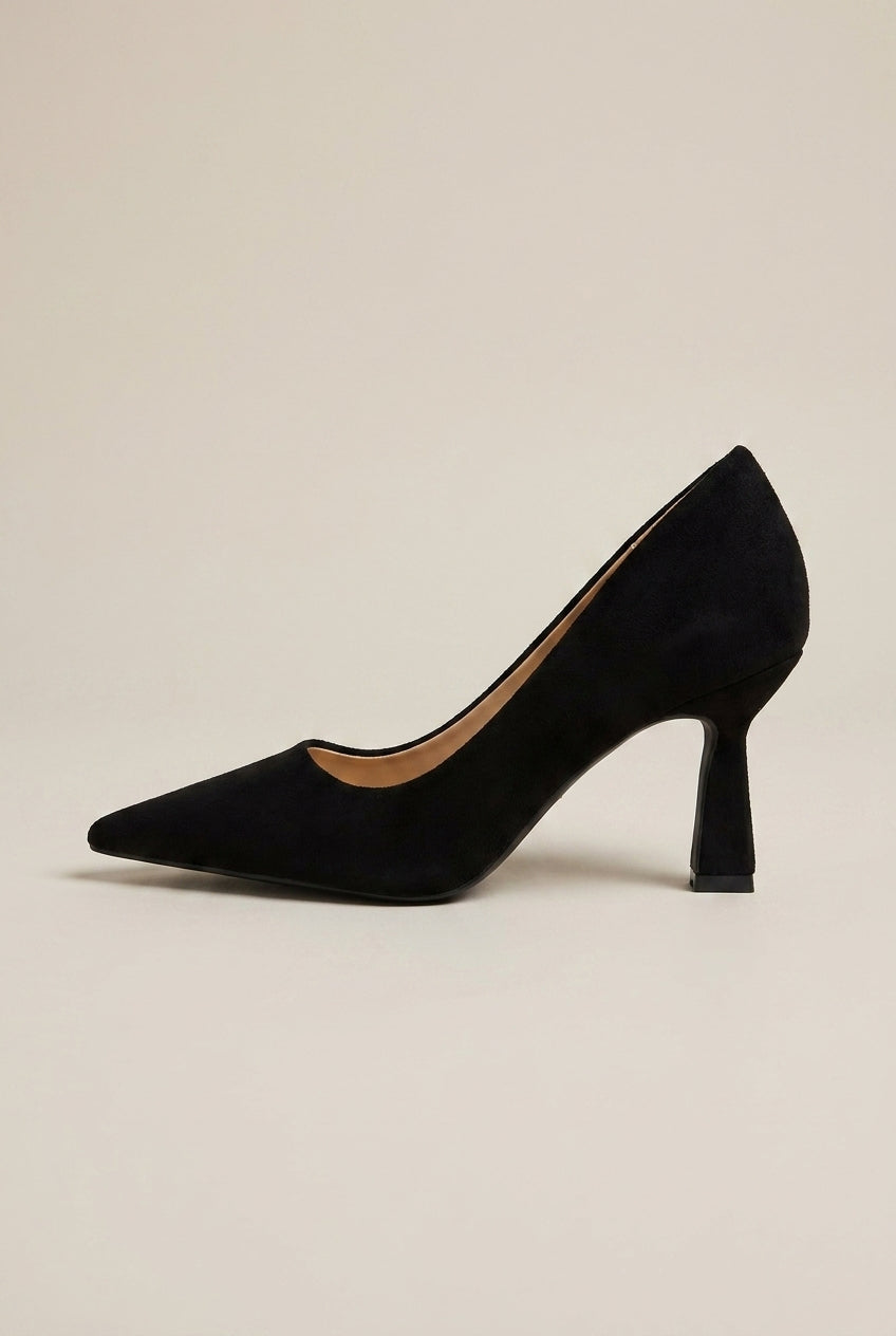 Aveline | Women's Suede Pointed-Toe Stiletto Heels Court Dress Pumps