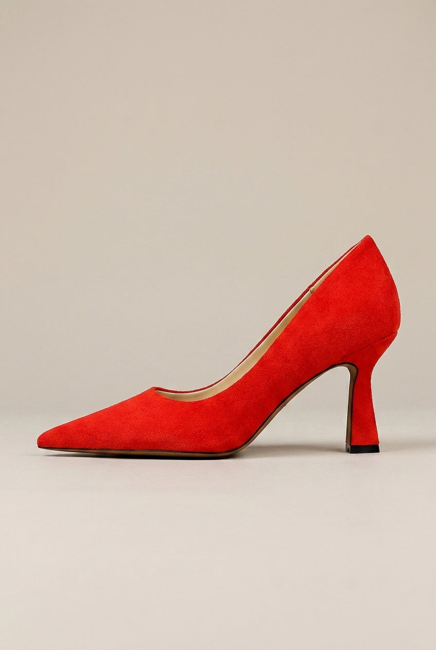 Aveline | Women's Suede Pointed-Toe Stiletto Heels Court Dress Pumps