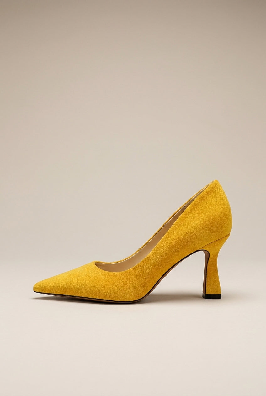Aveline | Women's Suede Pointed-Toe Stiletto Heels Court Dress Pumps