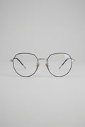 Lumen | Clear Shield Anti Blue Light Glasses Black Metal Frame Computer Eyewear