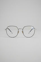 Lumen | Clear Shield Anti Blue Light Glasses Black Metal Frame Computer Eyewear