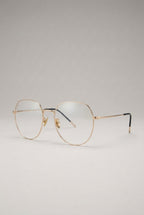 Lumen | Clear Shield Anti Blue Light Glasses Black Metal Frame Computer Eyewear