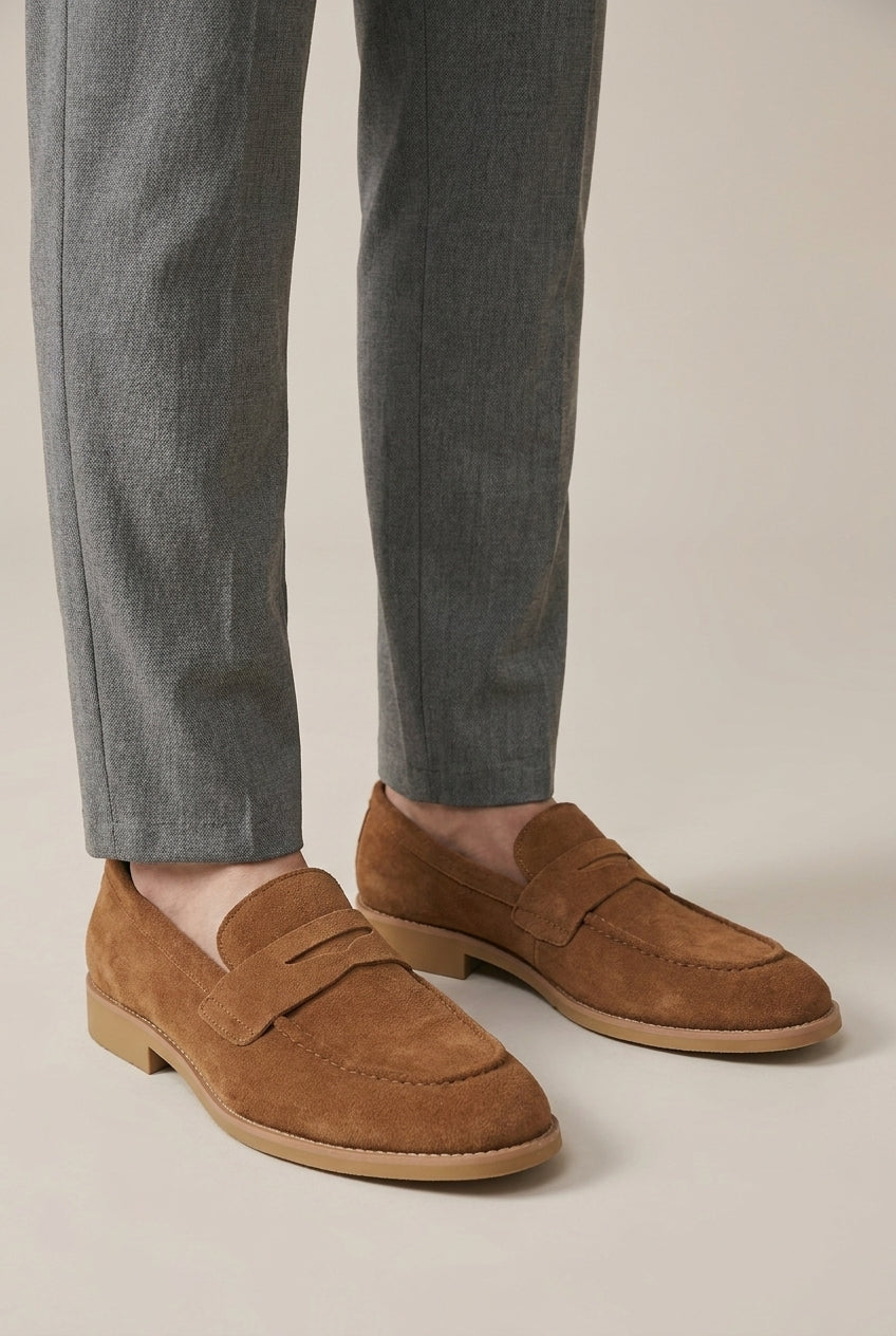 Racine | Men's Suede Slip-On Casual Loafers