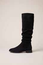 Constance | Women's Flat Over-the-Knee Boots Wide Calf Pull-On Boots