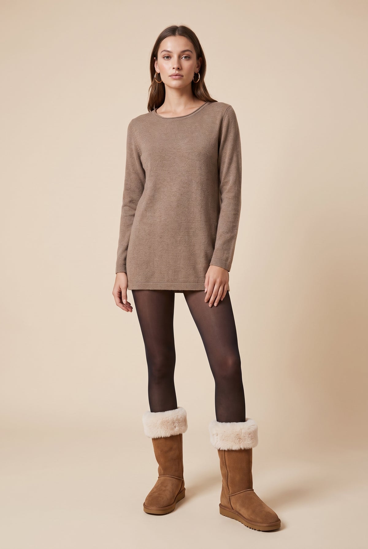 Constance | Women's Fur-Lined Winter Boots Warm Knee High Boots