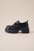 Aveline | Women's Patent Leather Platform Mary Jane Chunky Sole Shoes