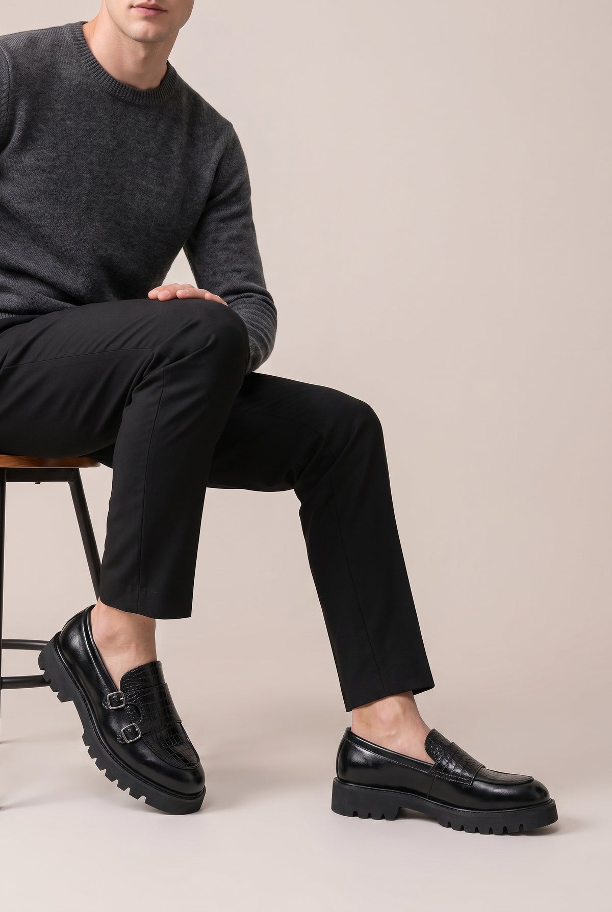 Cavalier | Men's Platform Slip-On Loafers Height-Increasing Shoes