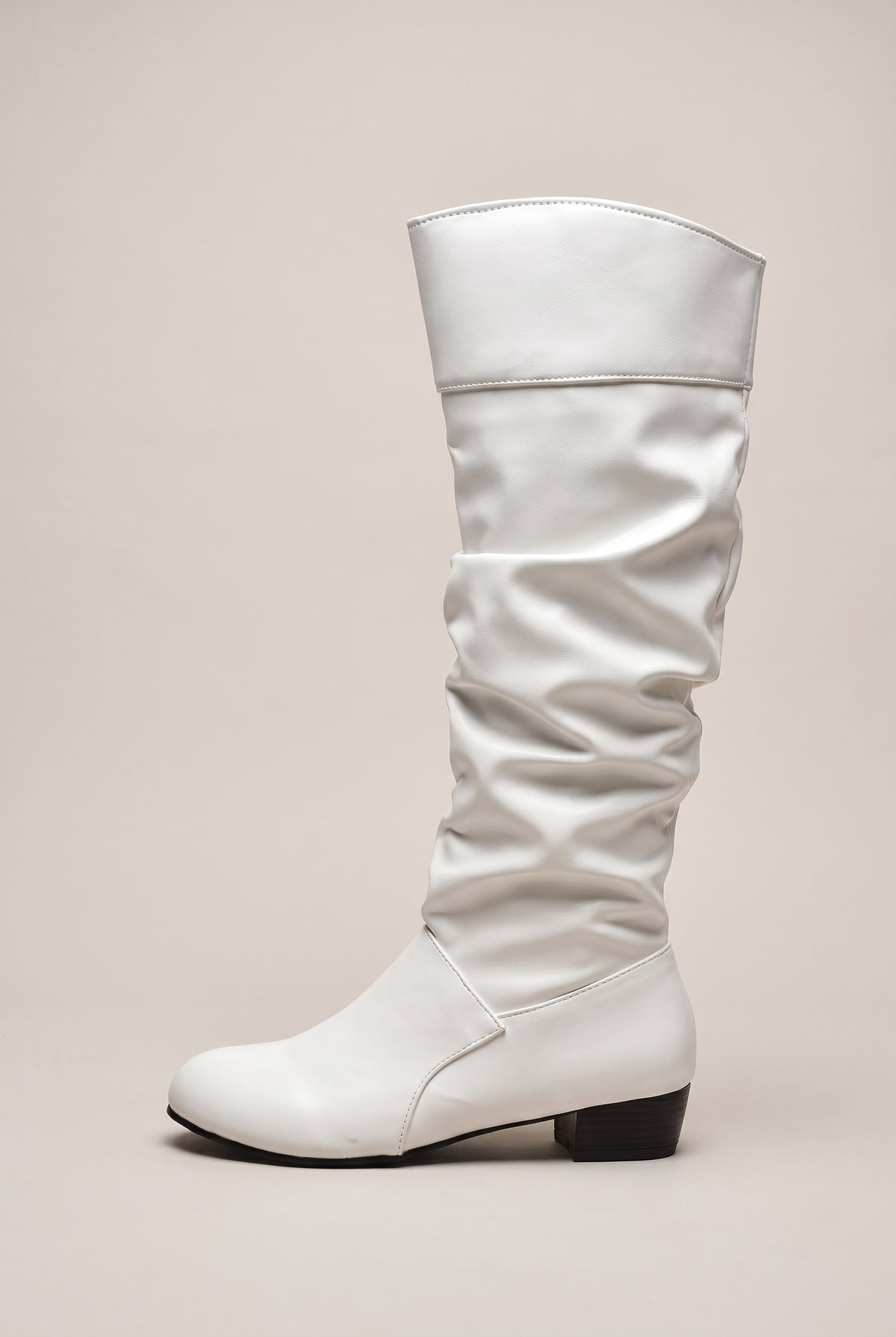 Constance | Women's Knee-High Flat Winter Boots Plush-Lined Round-Toe