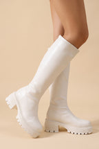 Margaux | Women's Platform Knee-High Boots
