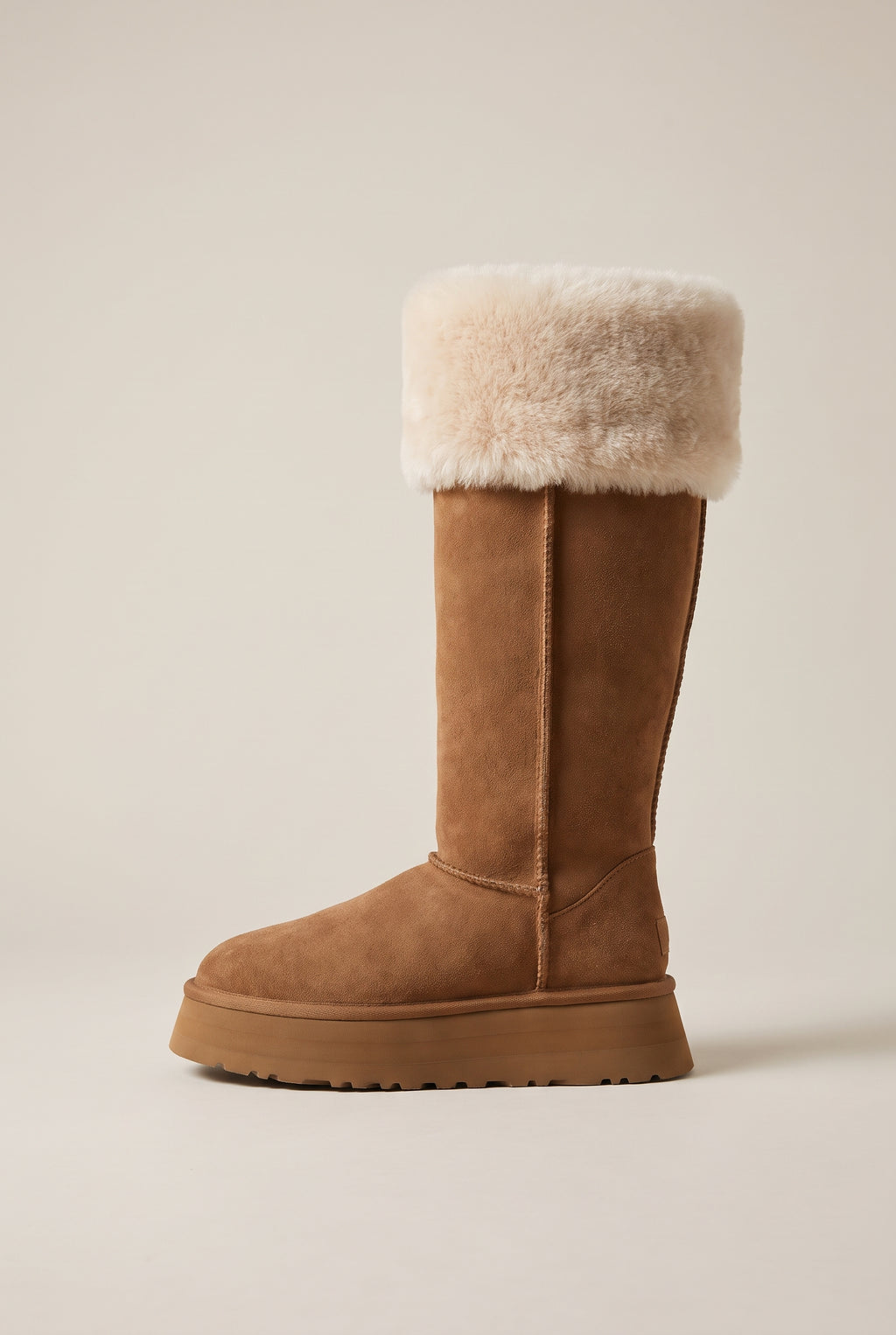 Séraphine | Women's Fleece-Lined Platform Knee-High Boots