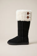 Séraphine | Women's Fleece-Lined Platform Knee-High Boots