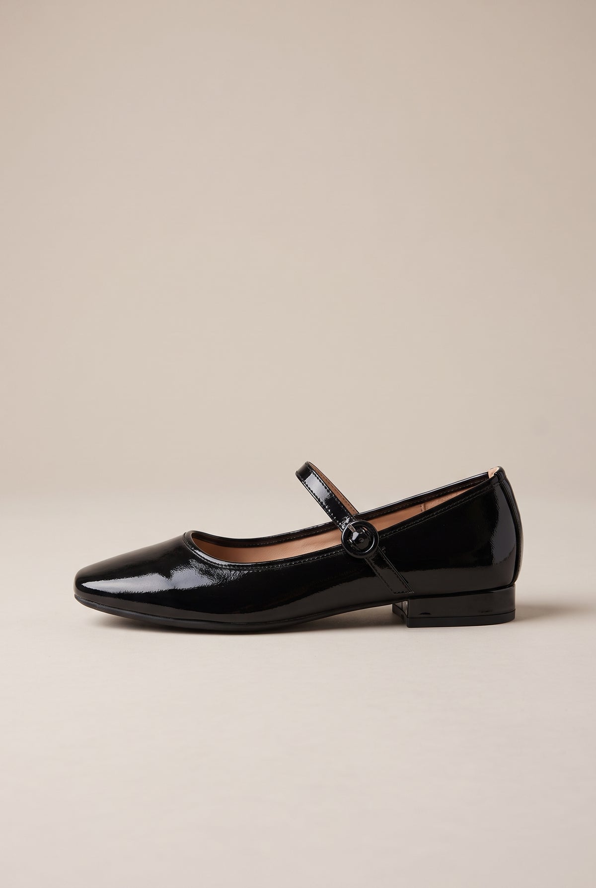 Nacre | Women's Mary Jane Flats Low Block-Heel Everyday Shoes