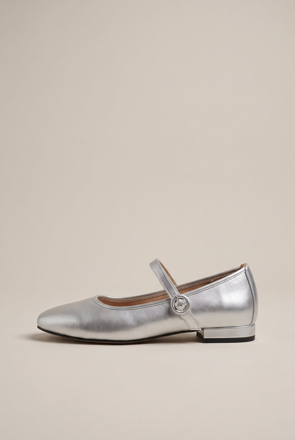 Nacre | Women's Mary Jane Flats Low Block-Heel Everyday Shoes