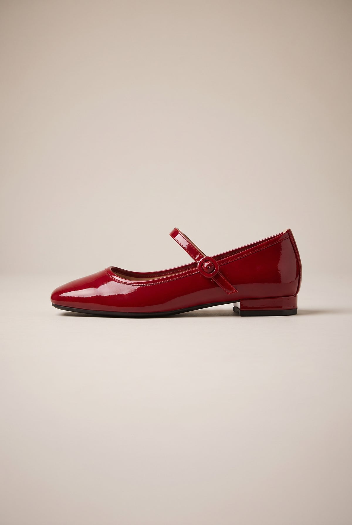 Nacre | Women's Mary Jane Flats Low Block-Heel Everyday Shoes