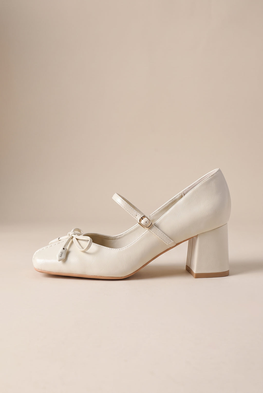 Aveline | Women's Bow Mary Jane Shoes Square-Toe Retro Shoes