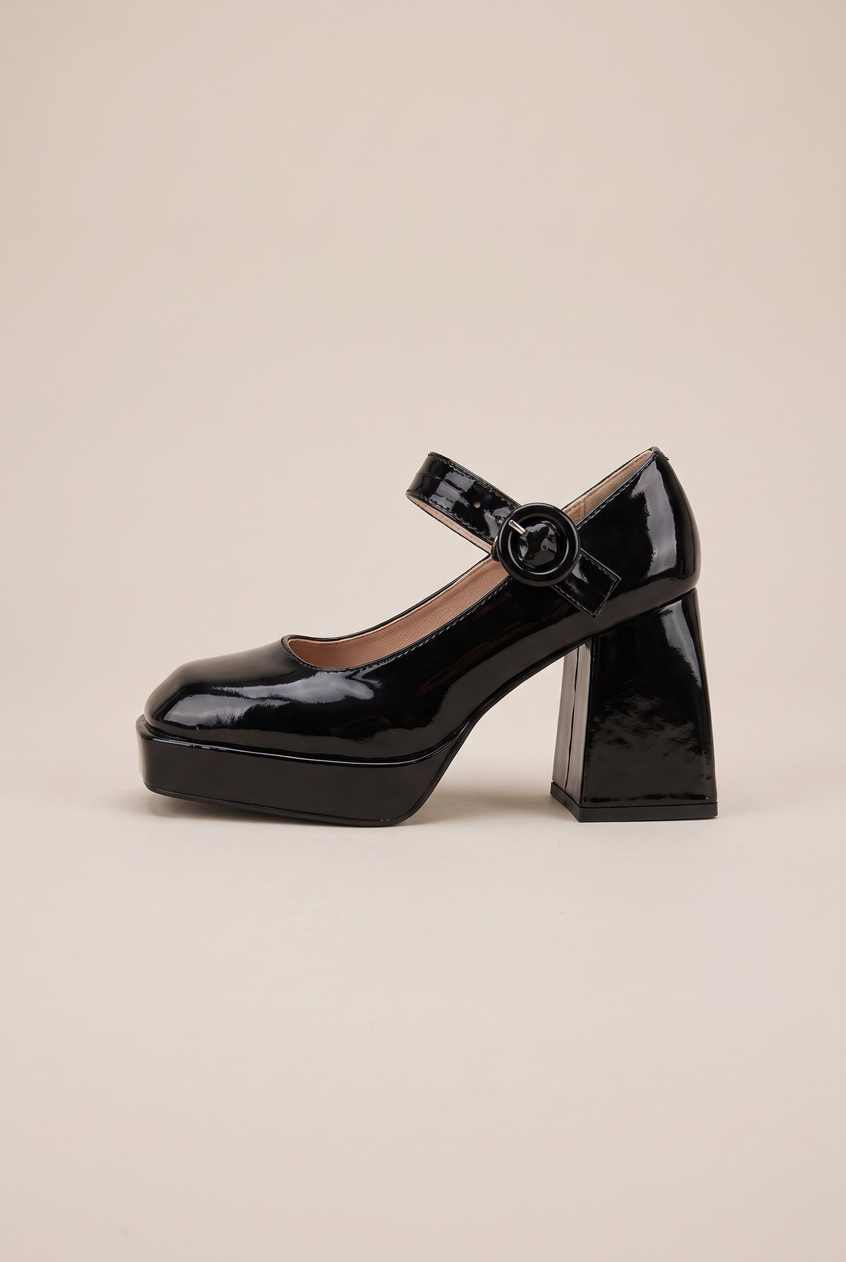Aveline | Women's Chunky Heel Mary Jane Shoes Low Block Heel Pumps