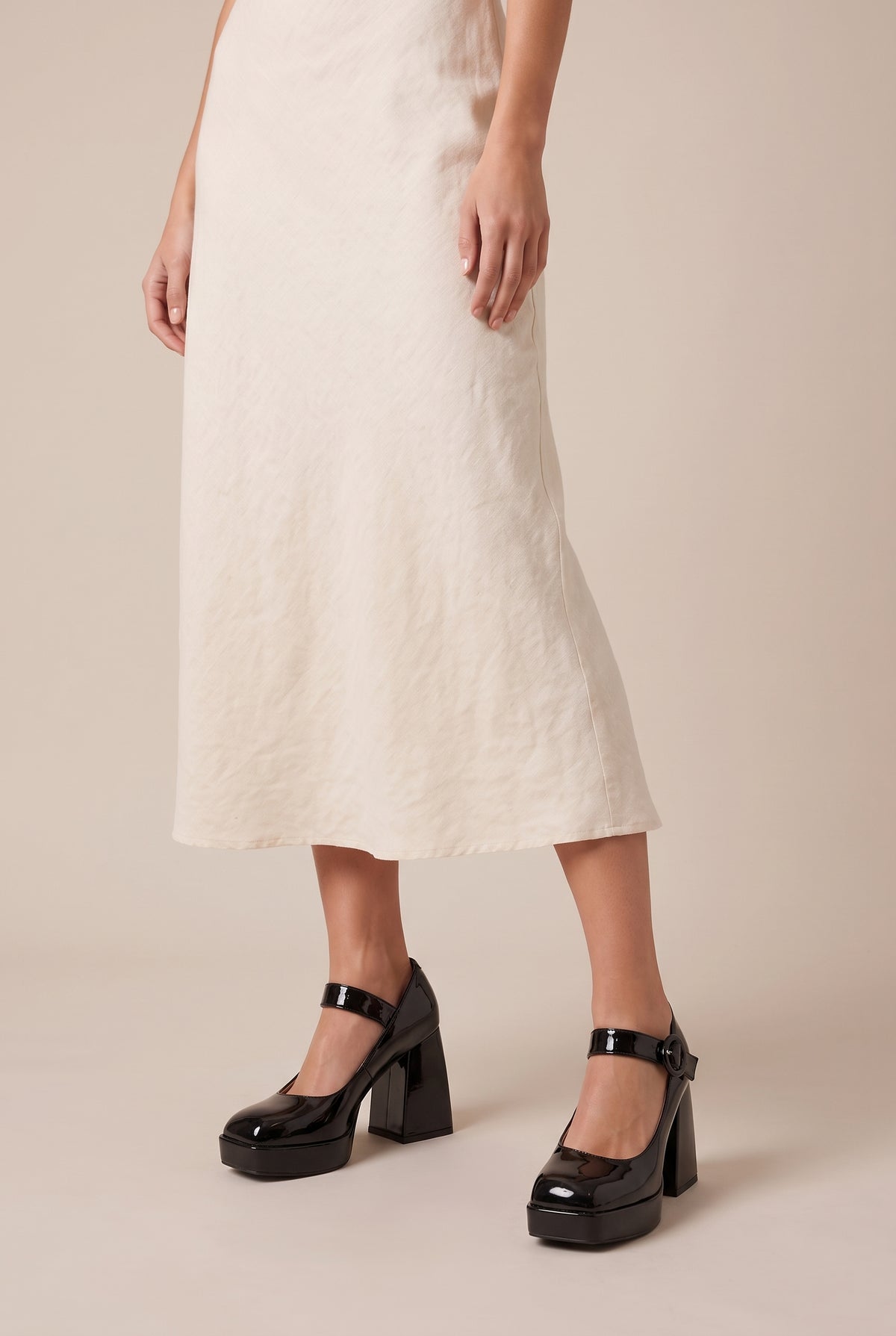 Aveline | Women's Chunky Heel Mary Jane Shoes Low Block Heel Pumps