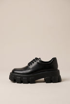 Margaux | Women's Chunky Platform Shoes Round-Toe British Style Shoes