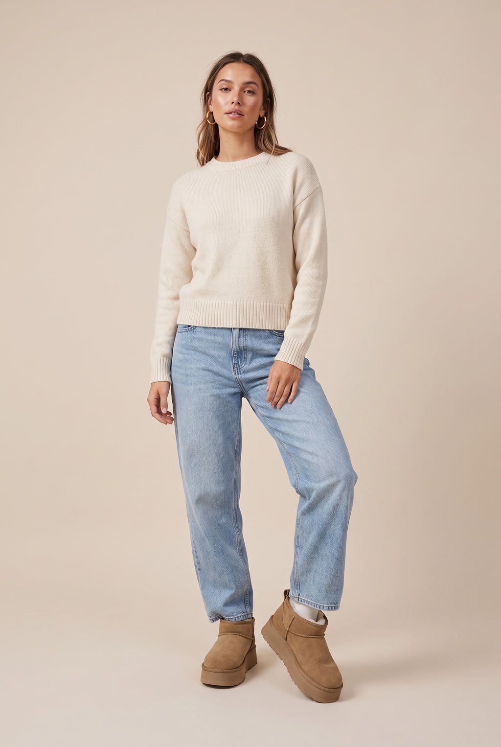 Constance | Women's Suede Platform Snow Boots Fur-Lined Ankle Boots