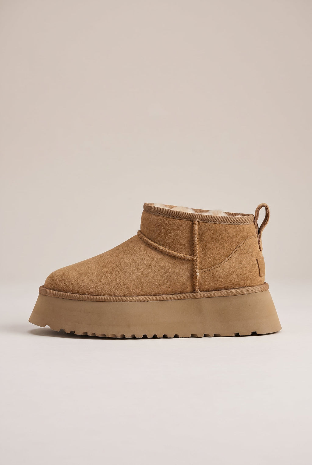 Constance | Women's Suede Platform Snow Boots Fur-Lined Ankle Boots