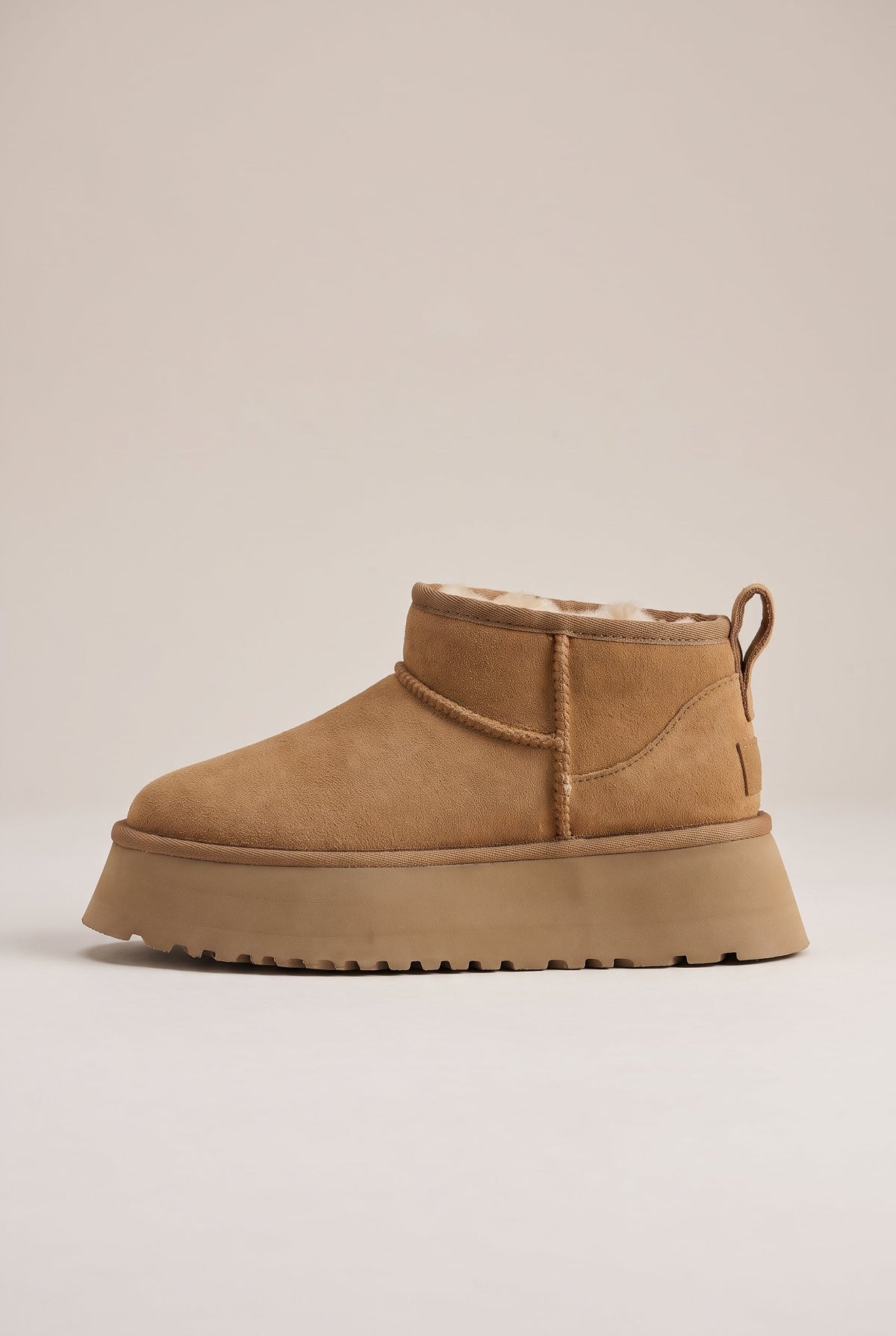 Constance | Women's Suede Platform Snow Boots Fur-Lined Ankle Boots