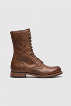 Bastion | Men's Faux Leather Mid-Calf Riding Boots Round-Toe Boots