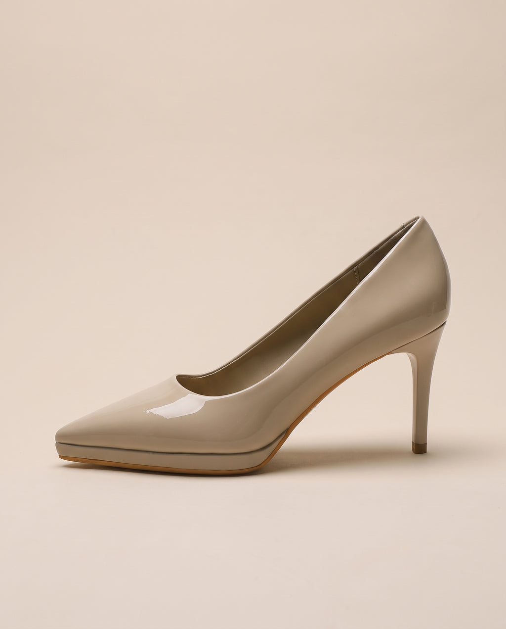 Ondine | Women's Patent Leather Pointed-Toe Stiletto Pumps High Heels