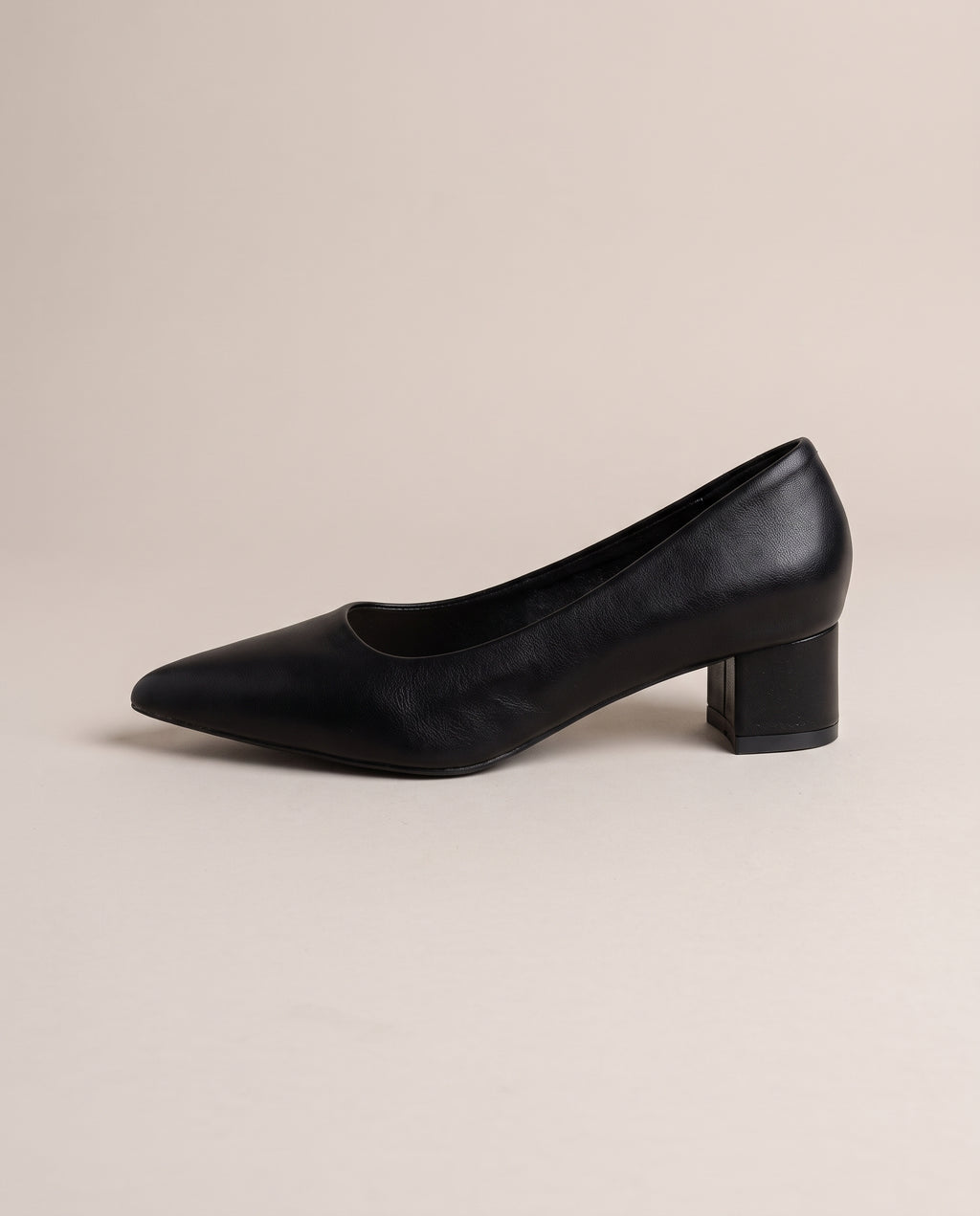 Aveline | Women's Pointy-Toe Chunky Sole Mid 6.5 CM Heel Pumps Casual Heels