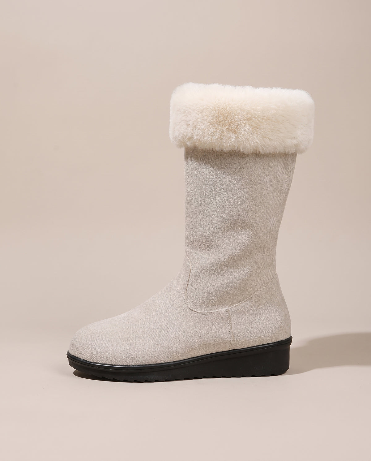 Constance | Women's Fleece-Lined Mid-Calf Platform Winter Boots