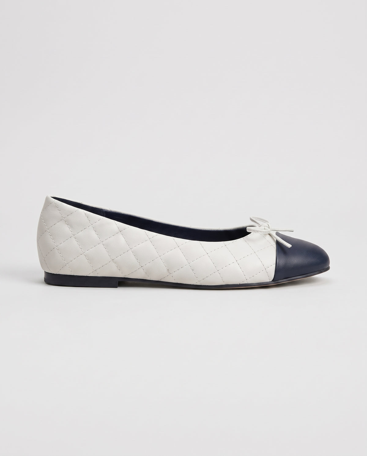 Aveline | Women's Quilted Bow Faux Fur Flat Shoes